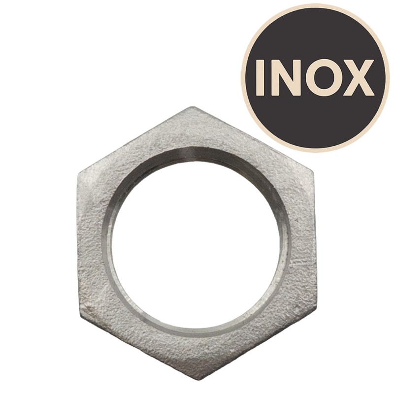 contre écrou en inox 3/4"