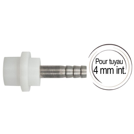 raccord cannelé droit