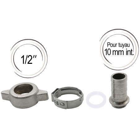 raccord tuyau 10 mm 1/2"