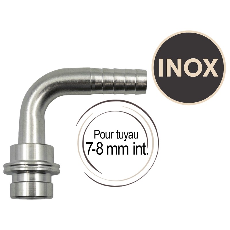 embout cannelé coudé 90°