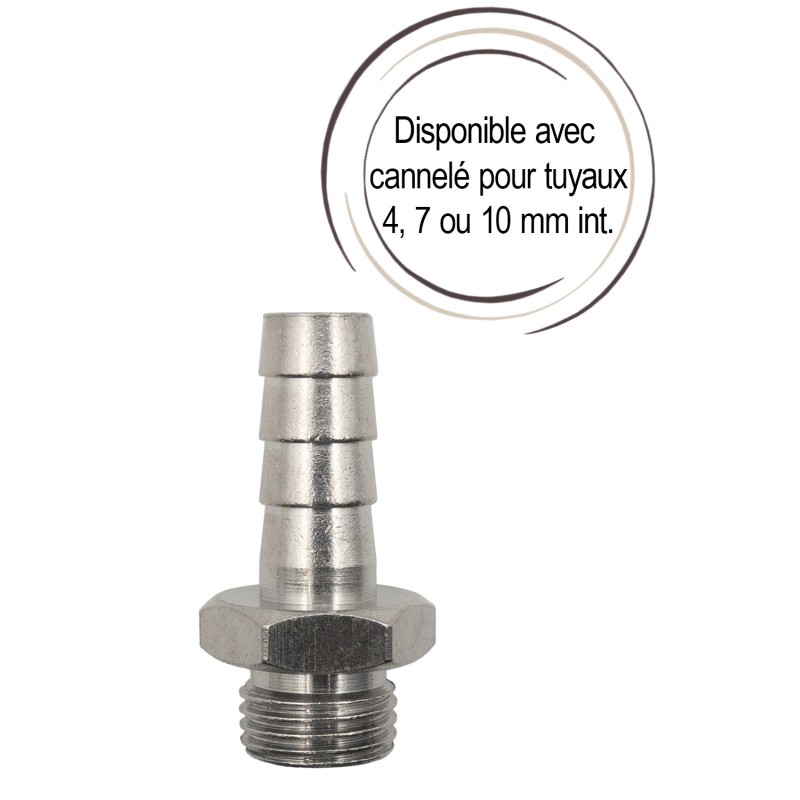 Embouts cannelés filetage 1/4