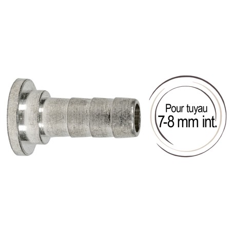 embout cannelé plat 7 mm