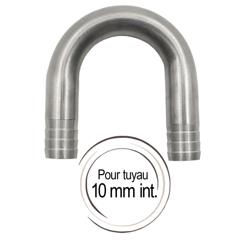 Coude en U cannelé