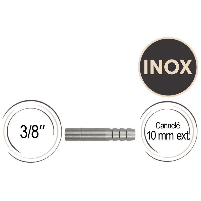 Double raccord droit John Guest