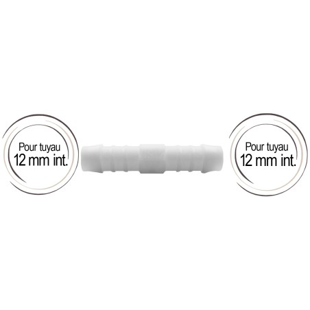 double raccord cannelé