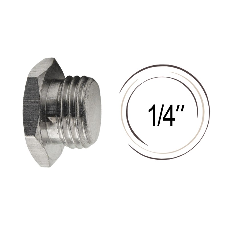 Bouchon à vis en inox