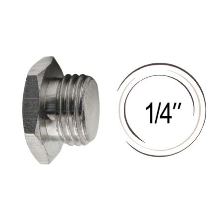 Bouchon à vis en inox