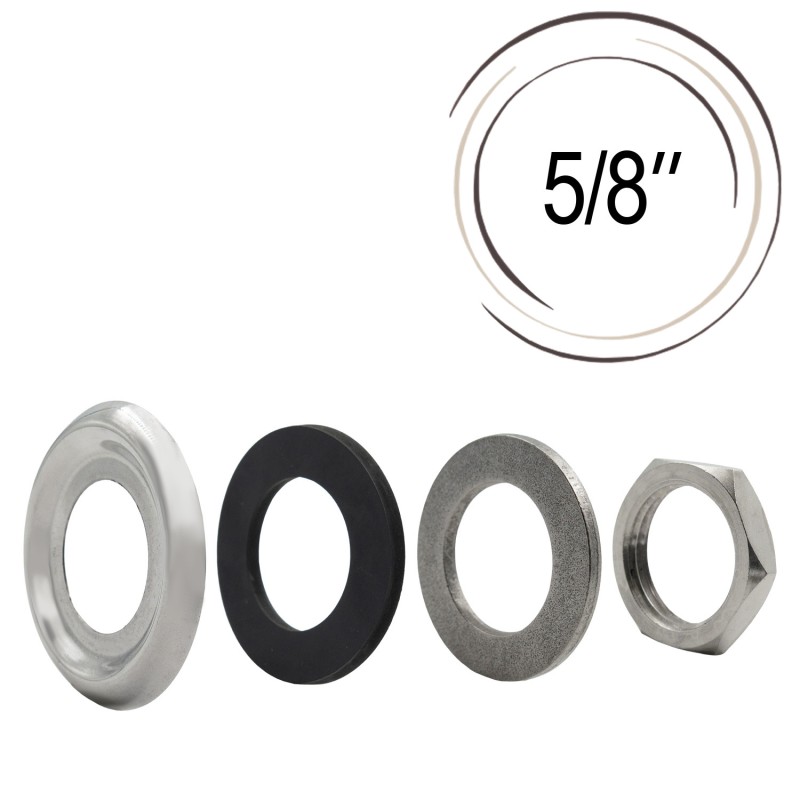 rondelles et écrou de fixation