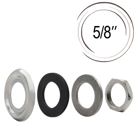 rondelles et écrou de fixation