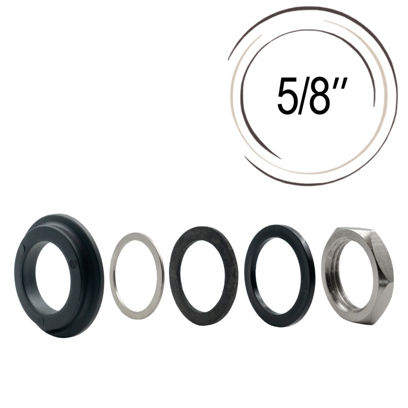 rondelles et écrou fixation robinet