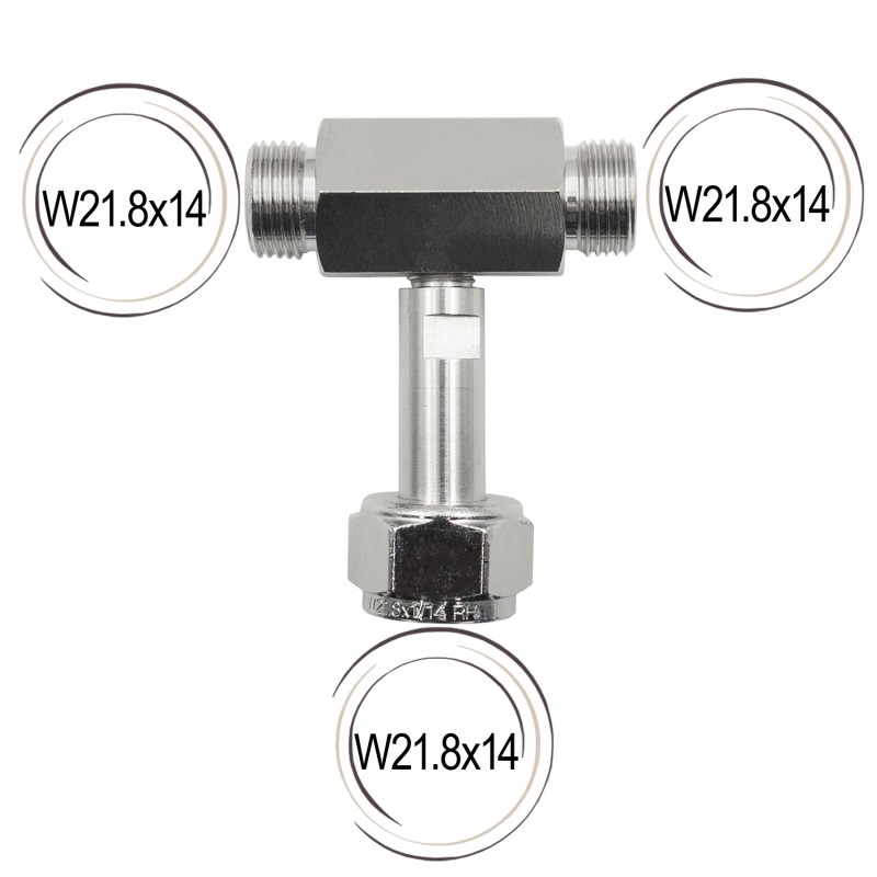 Raccord en T pour détendeur