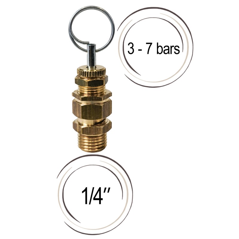 soupape de sécurité réglable