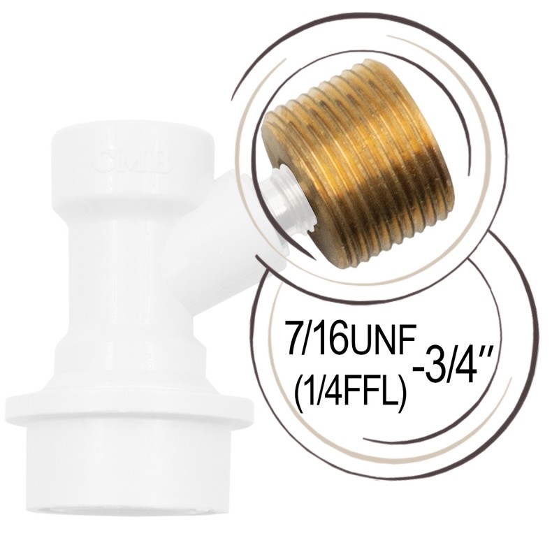 adaptateur sur tête soda keg