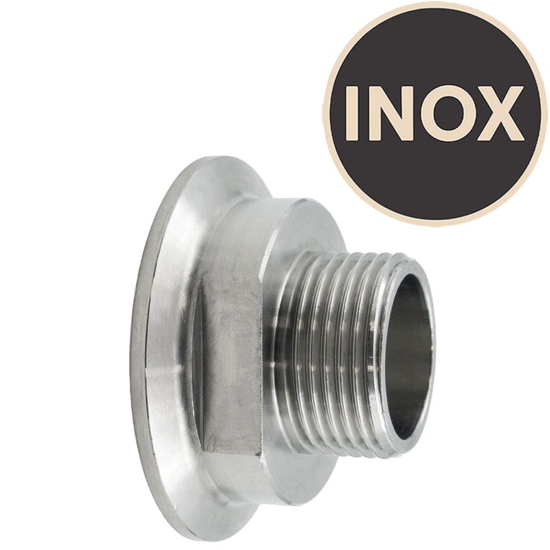 Adaptateur inox clamp vers 3/4