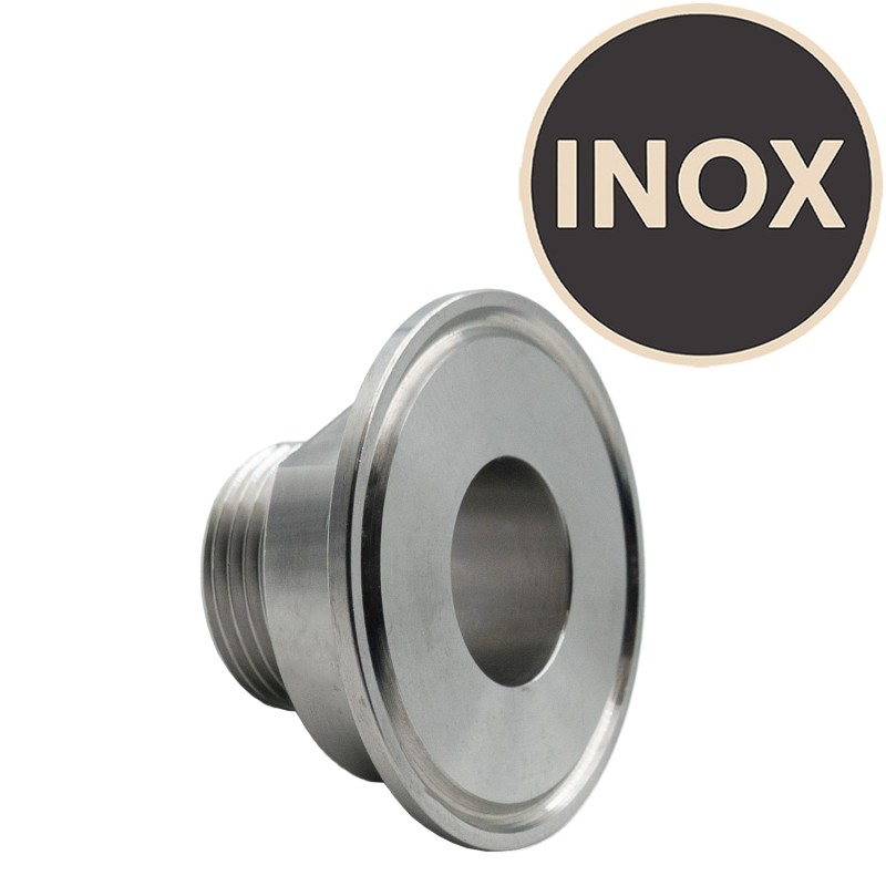 Adaptateur inox clamp vers 3/4