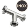 Té inox din 25