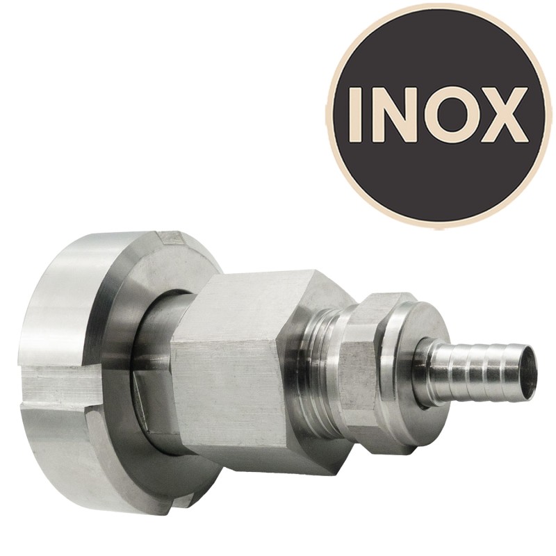 Adaptateur Inox sortie cuve