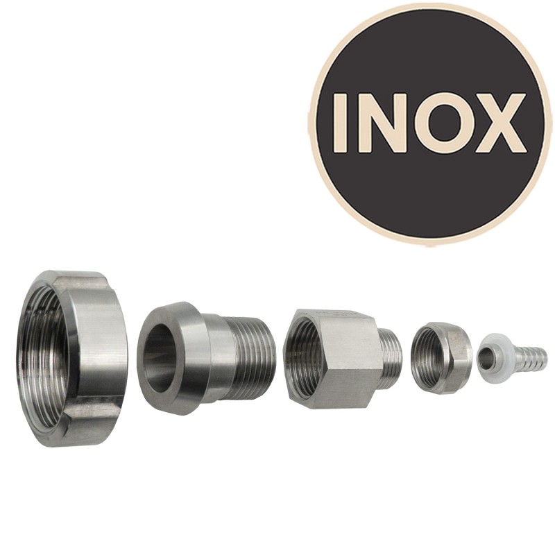 Adaptateur Inox sortie cuve