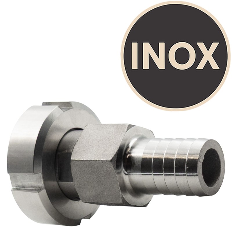 raccord cannelé avec écrou