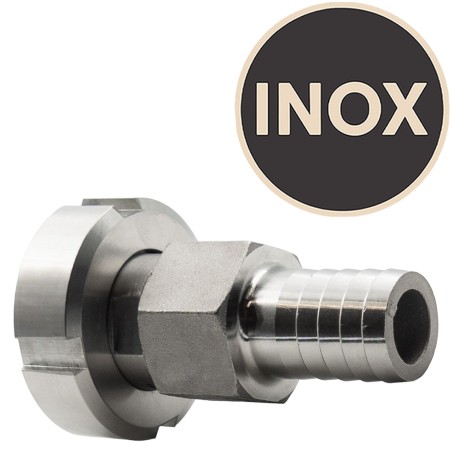raccord cannelé avec écrou