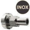 raccord cannelé avec écrou