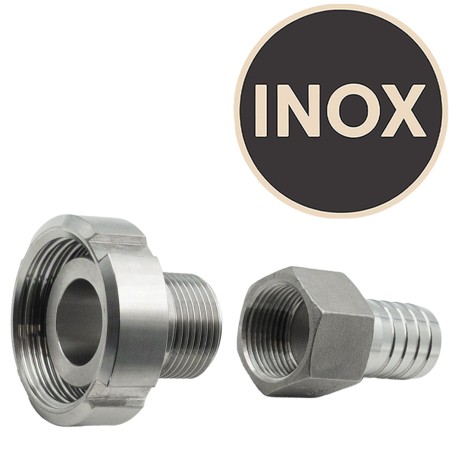 raccord cannelé avec écrou