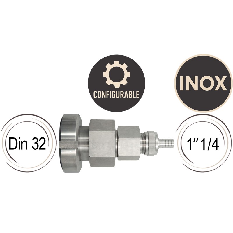 Adaptateur sortie de cuve vers tuyau