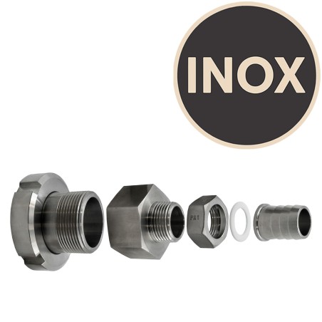 assemblage d'adaptateurs inox