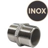 Double raccord Inox filetage mâle 1"