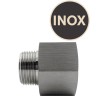 Double raccord Inox filetage mâle 1"