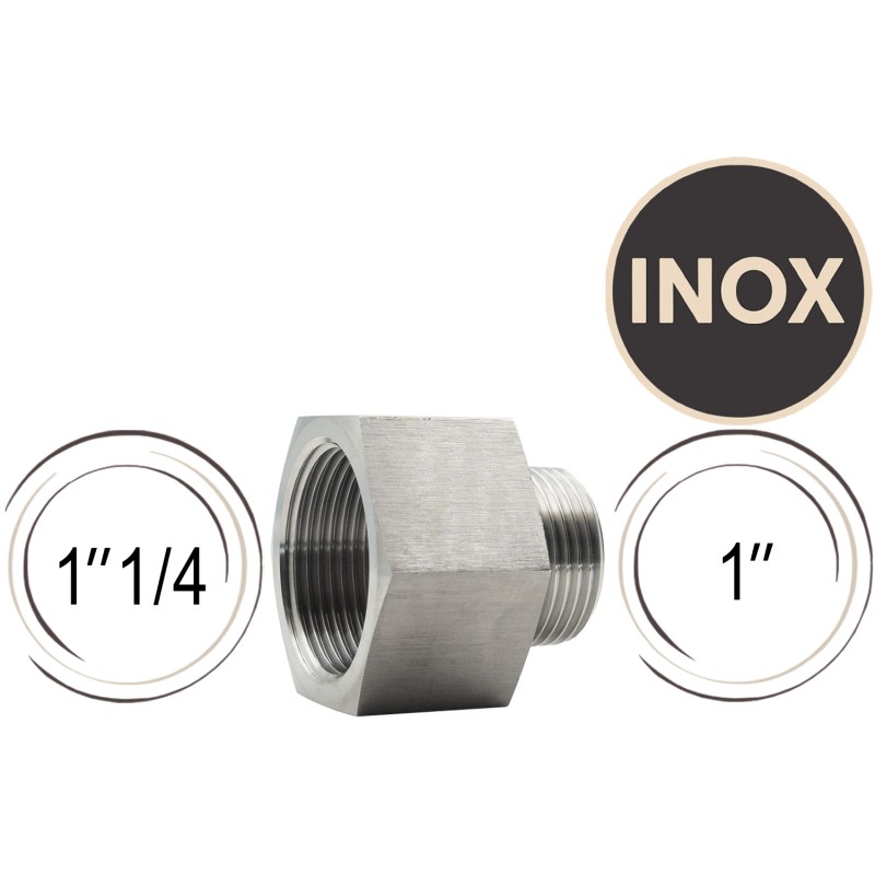 réducteur inox 1"1/4 vers 1"