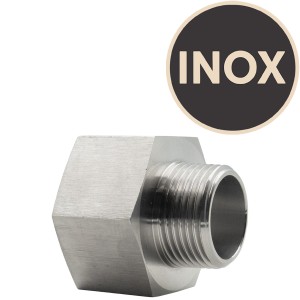Réducteur inox diamètre intérieur 57-50mm, longueur 110, épaisseur: 1.5mm