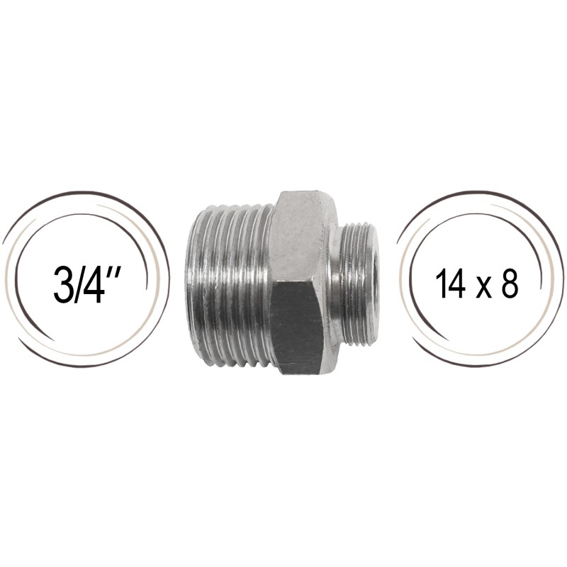 Adaptateur avec filetage