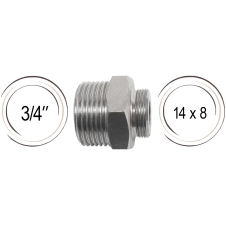 Adaptateur avec filetage