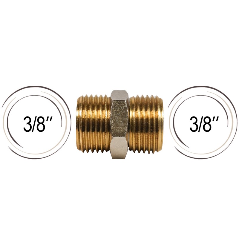 double filetage 3/8"