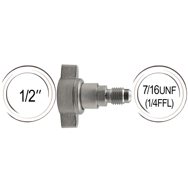 Adaptateur 1/2" vers 7/16"
