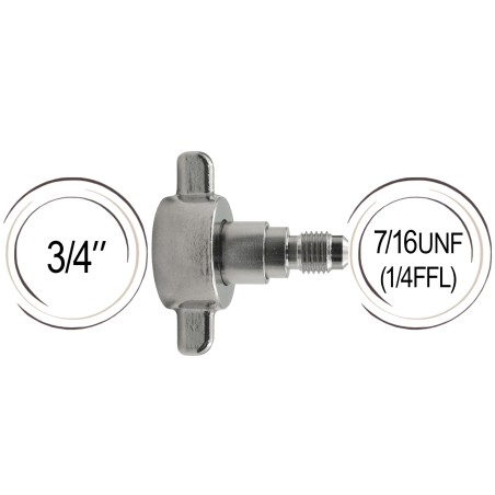 Adaptateur 1/2" vers 7/16"