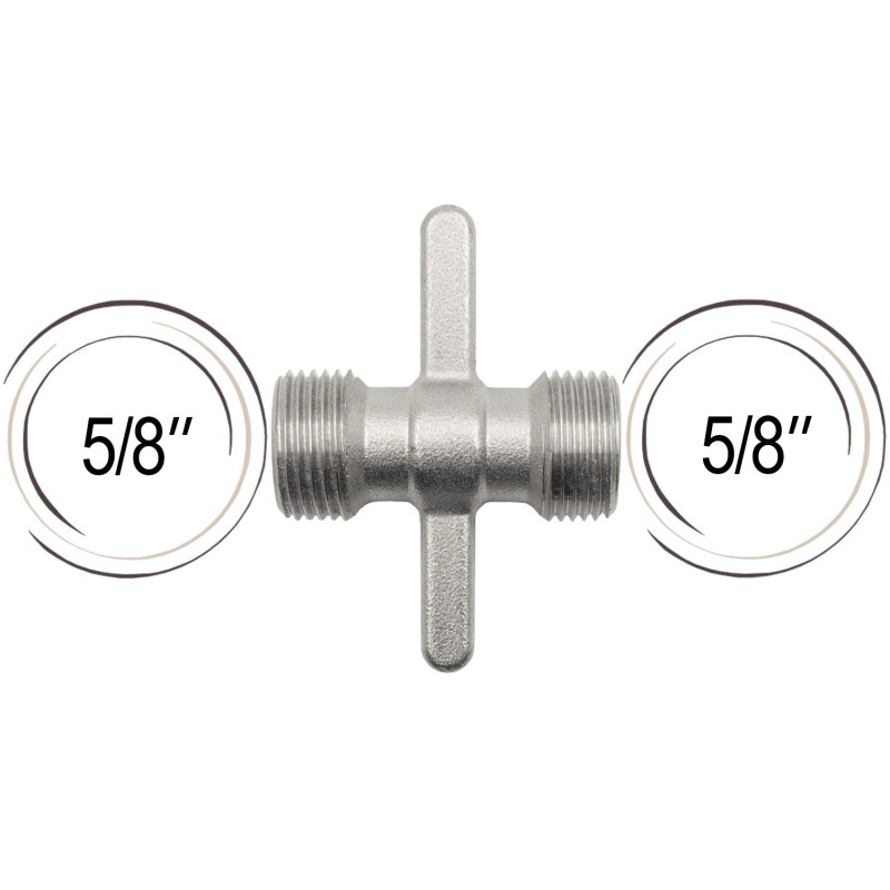 Raccord pour rallonge tuyau 5/8"