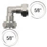 Adaptateur coudé pour tête de fût