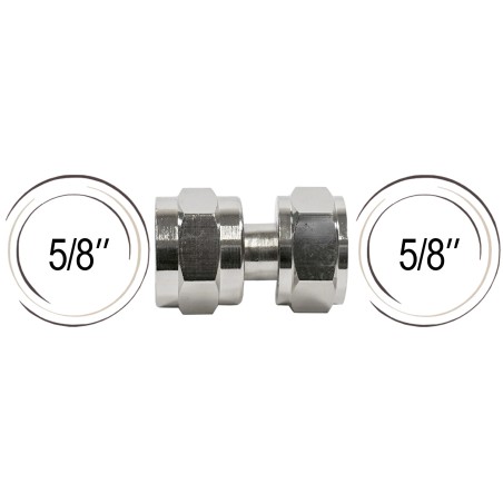 adaptateur double écrous droits