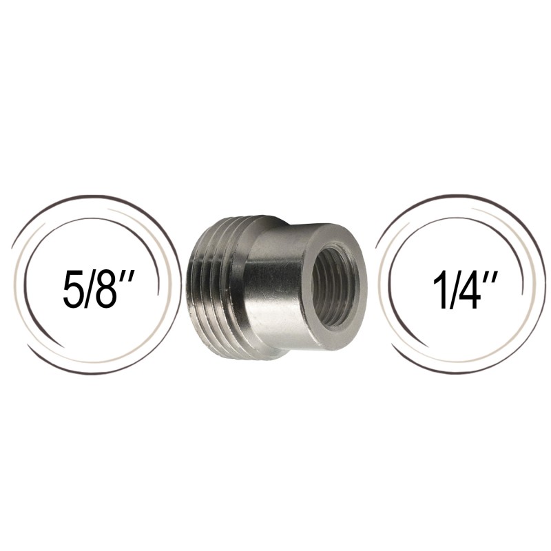 Raccord 5/8" et 1/4"