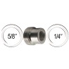 Raccord 5/8" et 1/4"