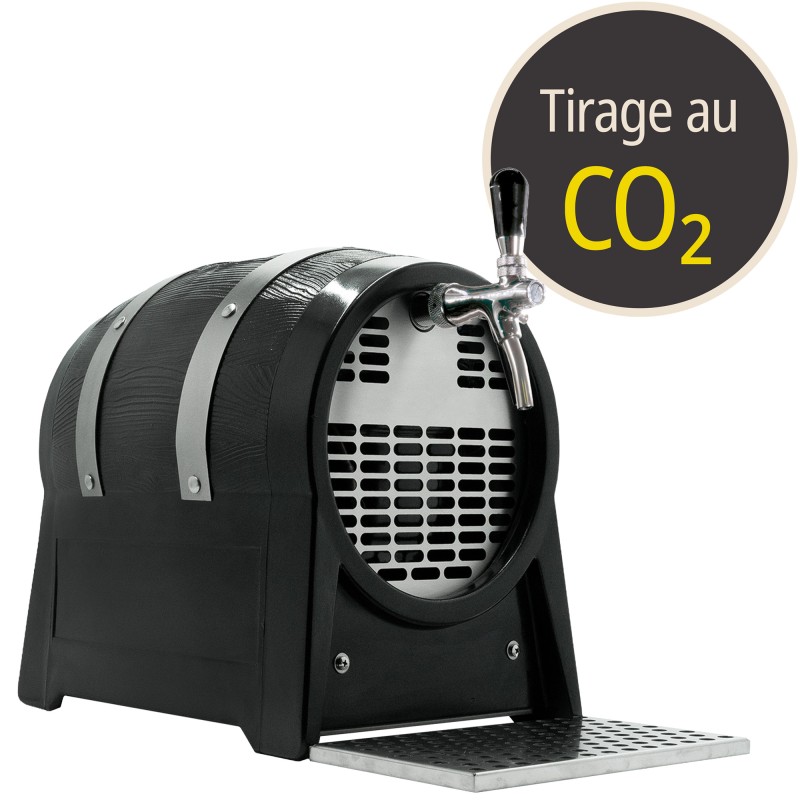 Tireuse à bière forme tonneau