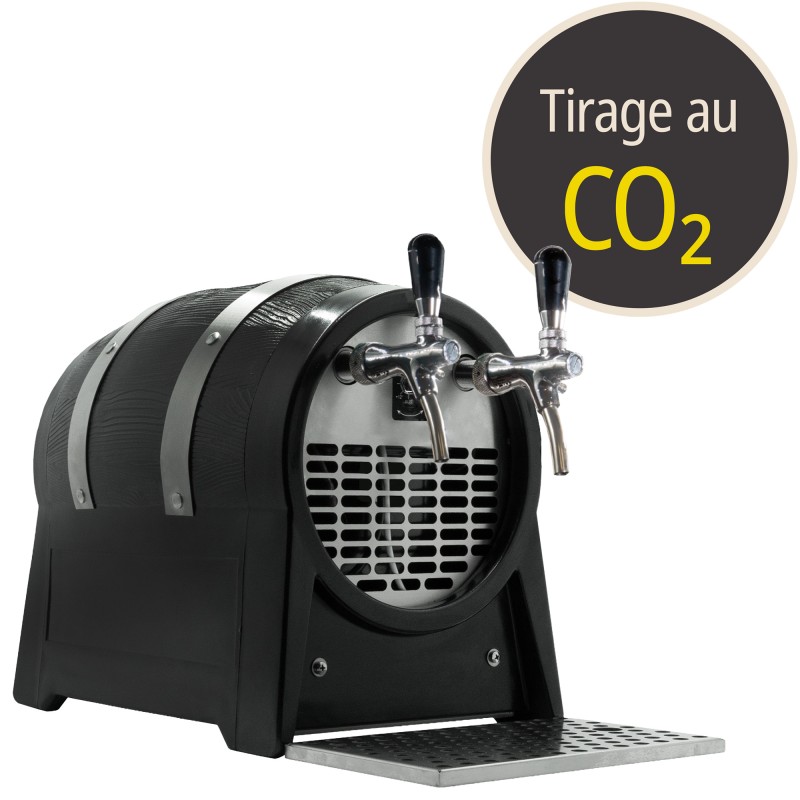 Tireuse à bière forme tonneau