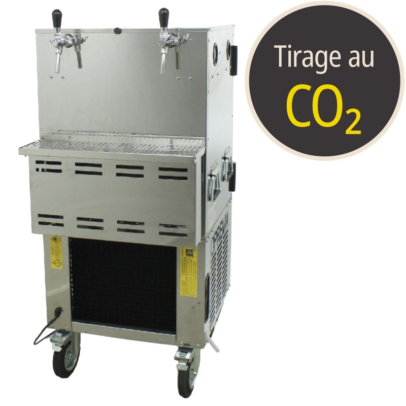 Tireuse à bière 175 l/h sur roulettes