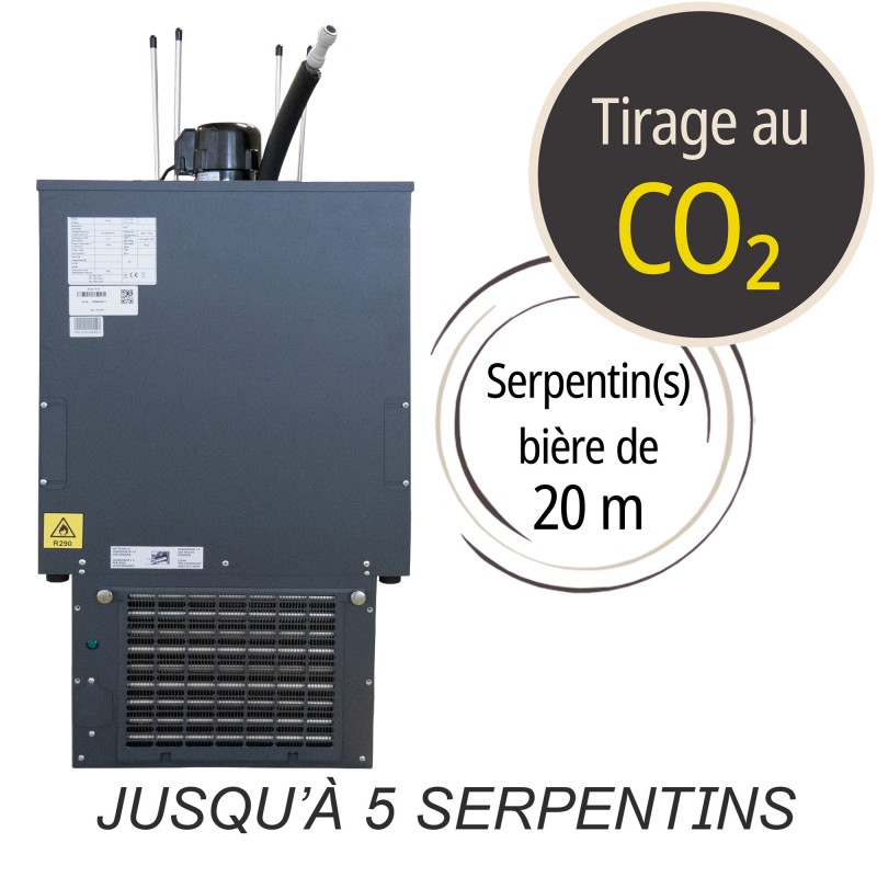 Tireuse à bain d'eau sous comptoir