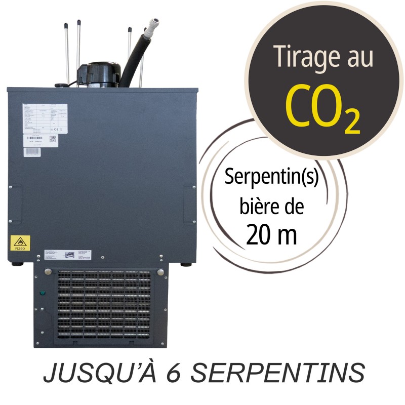 Tireuse à bain d'eau sous comptoir