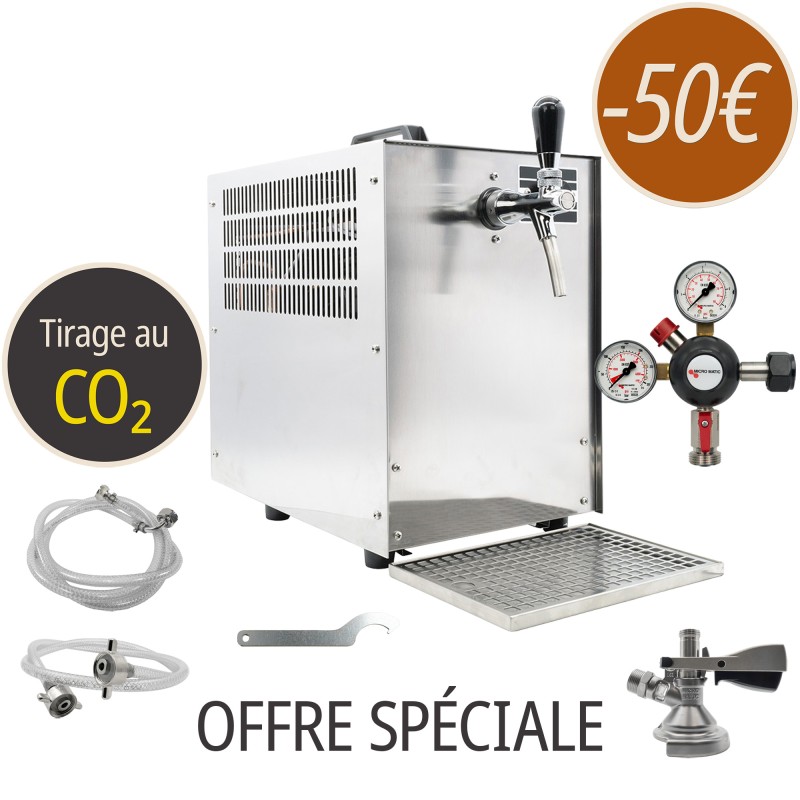 tireuse grise et accessoires