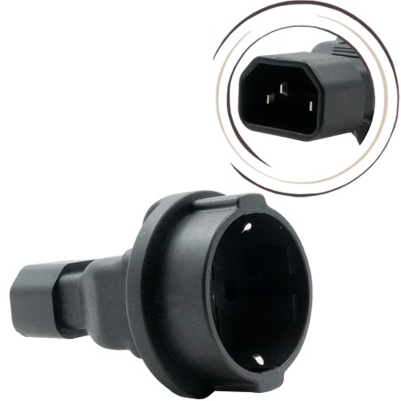 Adaptateur pris IEC vers europe