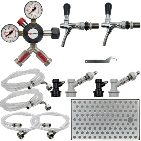 Kit Kegerator Soda Keg deux sorties